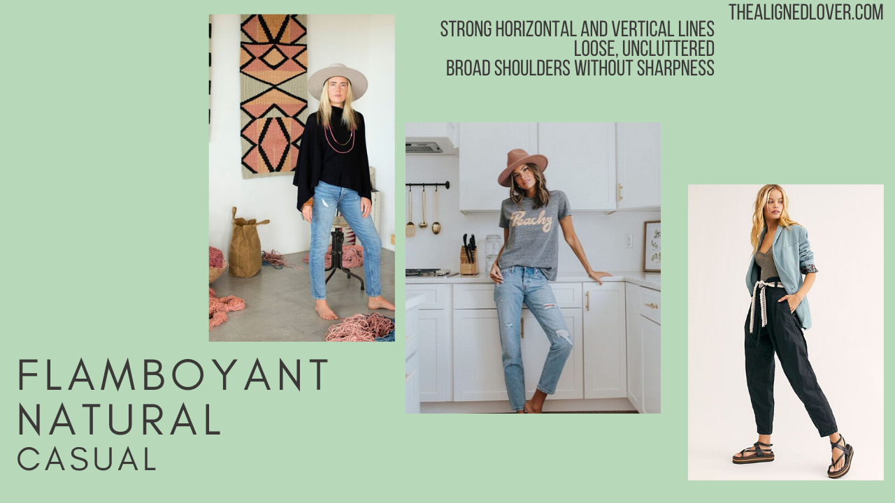 Kibbe Flamboyant Natural: Casual Outfit Ideas | The Aligned Lover