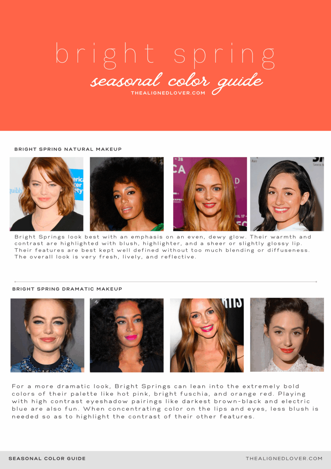 Guide to the Bright Spring Seasonal Color Palette | The Aligned Lover