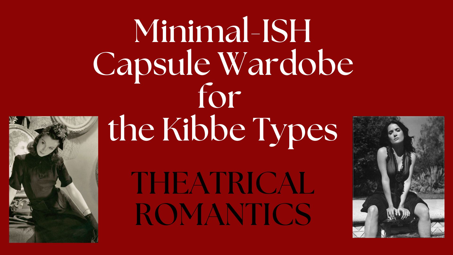 theatrical romantic capsule wardrobe ideas